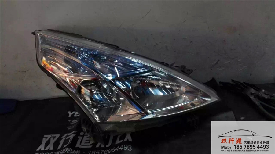 南寧雙行道車燈改裝-天籟升級(jí)巖崎海拉5雙光透鏡