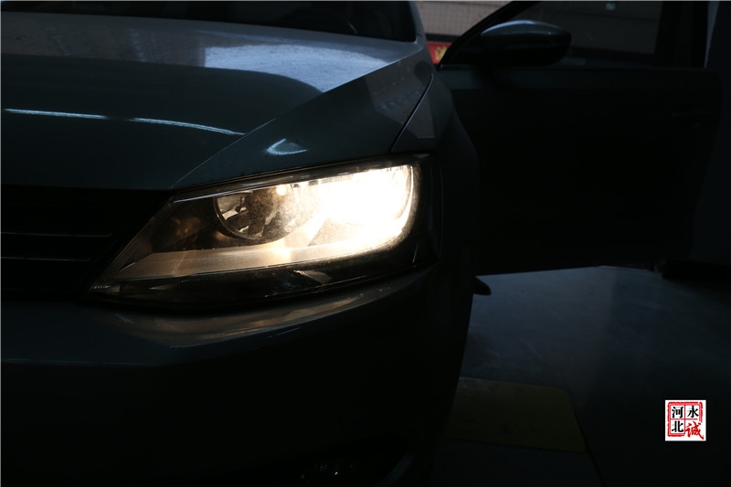 【永誠汽車】邢臺專業(yè)車燈改裝，速騰改裝Q5小糸透鏡+飛利浦D1S氙氣燈