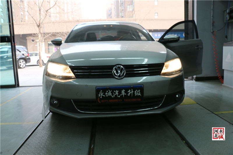 【永誠汽車】邢臺專業(yè)車燈改裝，速騰改裝Q5小糸透鏡+飛利浦D1S氙氣燈
