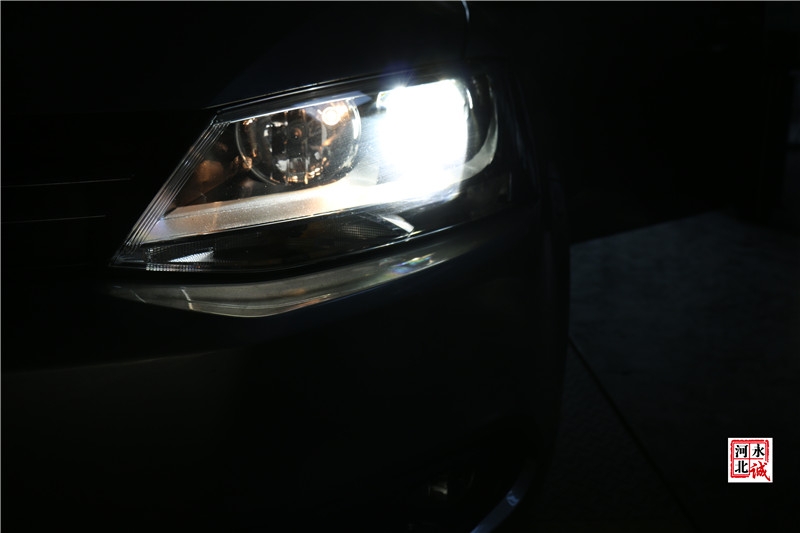 【永誠汽車】邢臺專業(yè)車燈改裝，速騰改裝Q5小糸透鏡+飛利浦D1S氙氣燈
