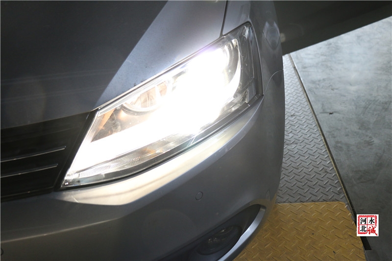 【永誠汽車】邢臺專業(yè)車燈改裝，速騰改裝Q5小糸透鏡+飛利浦D1S氙氣燈