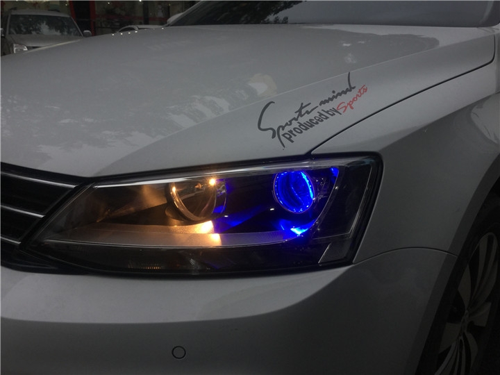 大眾速騰車燈改裝氙氣燈G1雙光透鏡