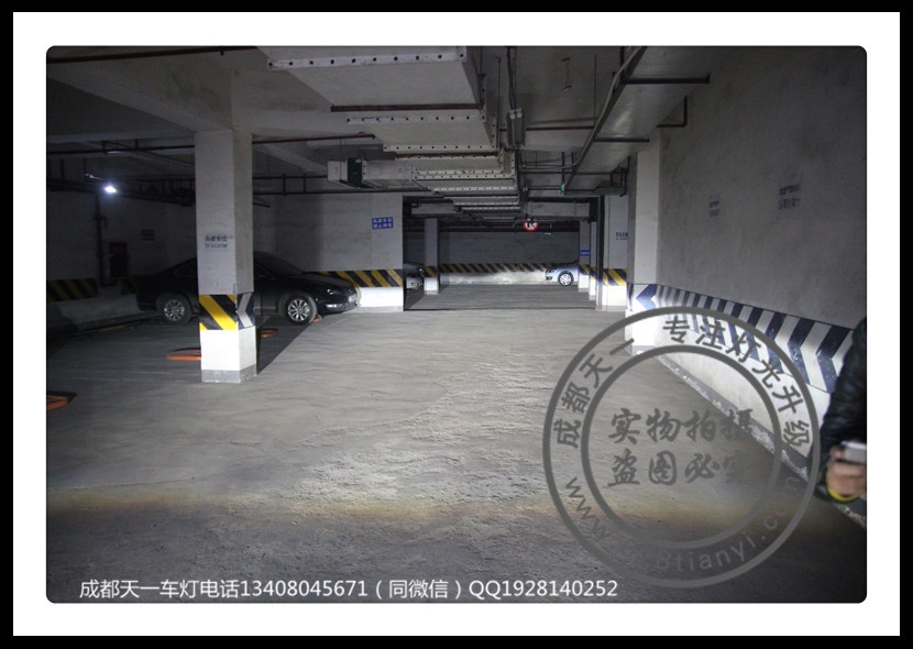 成都途觀改裝車燈升級(jí)氙氣燈雙光透鏡日行燈