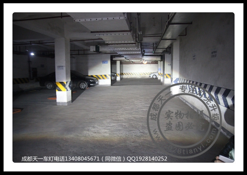 成都途觀改裝車燈升級(jí)氙氣燈雙光透鏡日行燈