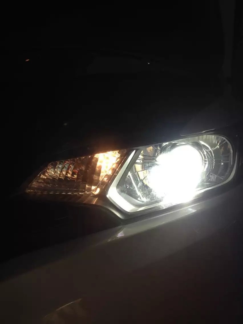 飛度燈光升級(jí)q5透鏡