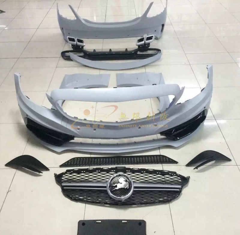 奔馳新C級(jí)W205改卡爾森大包圍