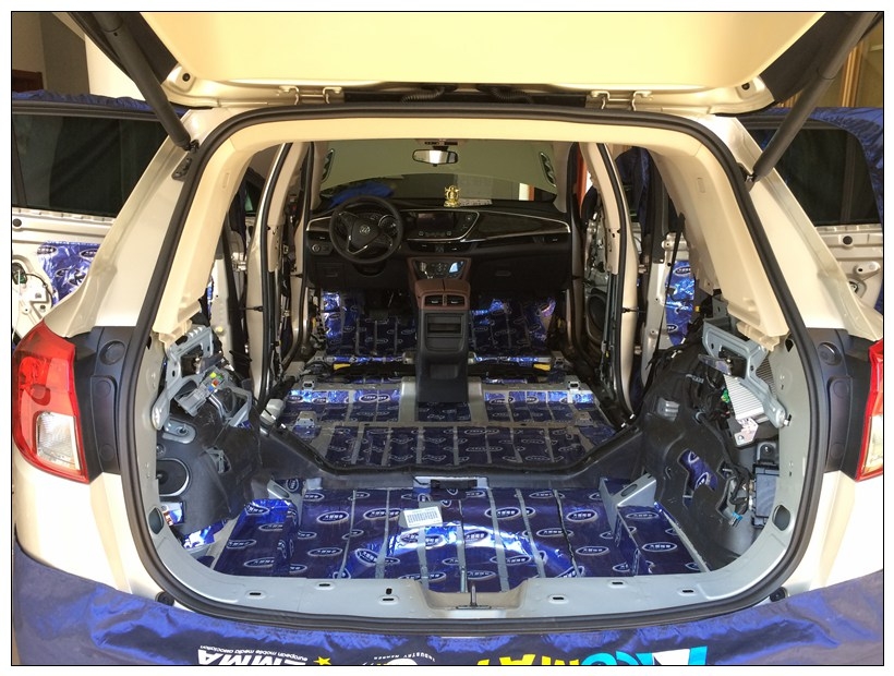 昆明大能汽車隔音降噪,別克昂科威尋找“靜靜”選擇全車大能隔音降噪!