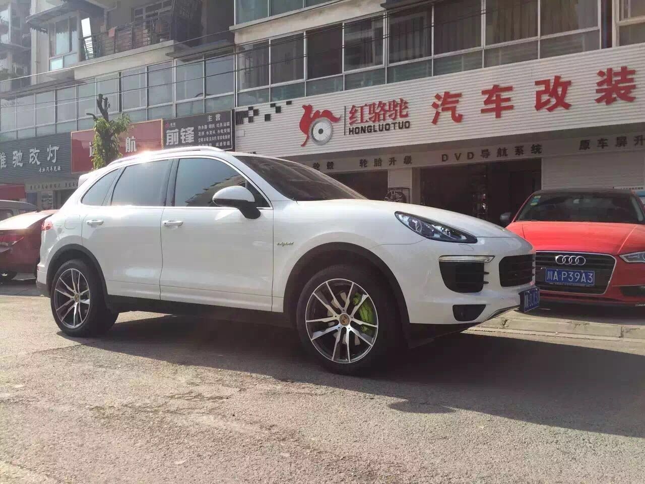 保時捷卡宴 升級295 40R20米其林 20寸鍛造輪轂