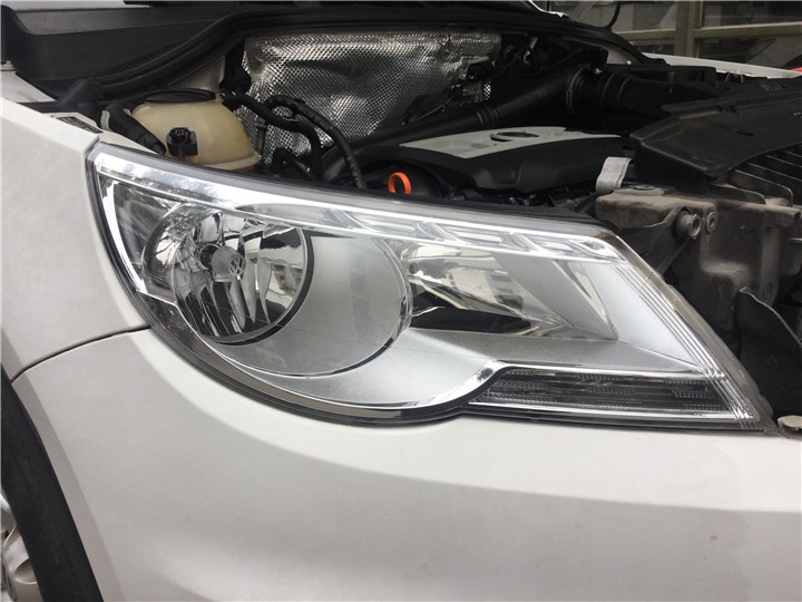 大眾途觀車燈改裝氙氣燈透鏡走心之作