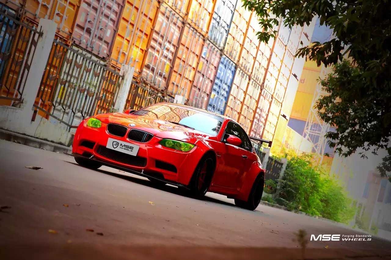 美國(guó)  鍛造 『MSE Wheels』MS57 三片 鍛造 大水桶 + LB寬體 = 寶馬M3