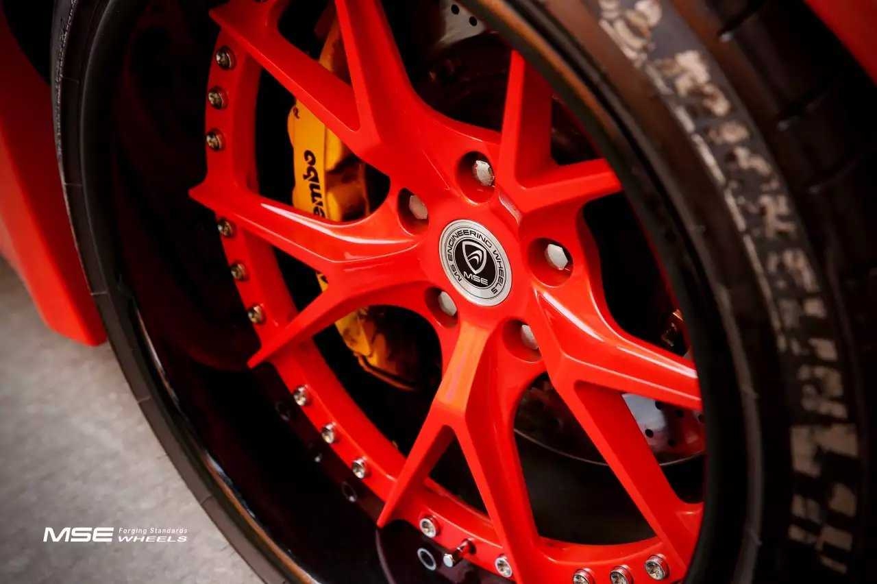 美國(guó)  鍛造 『MSE Wheels』MS57 三片 鍛造 大水桶 + LB寬體 = 寶馬M3