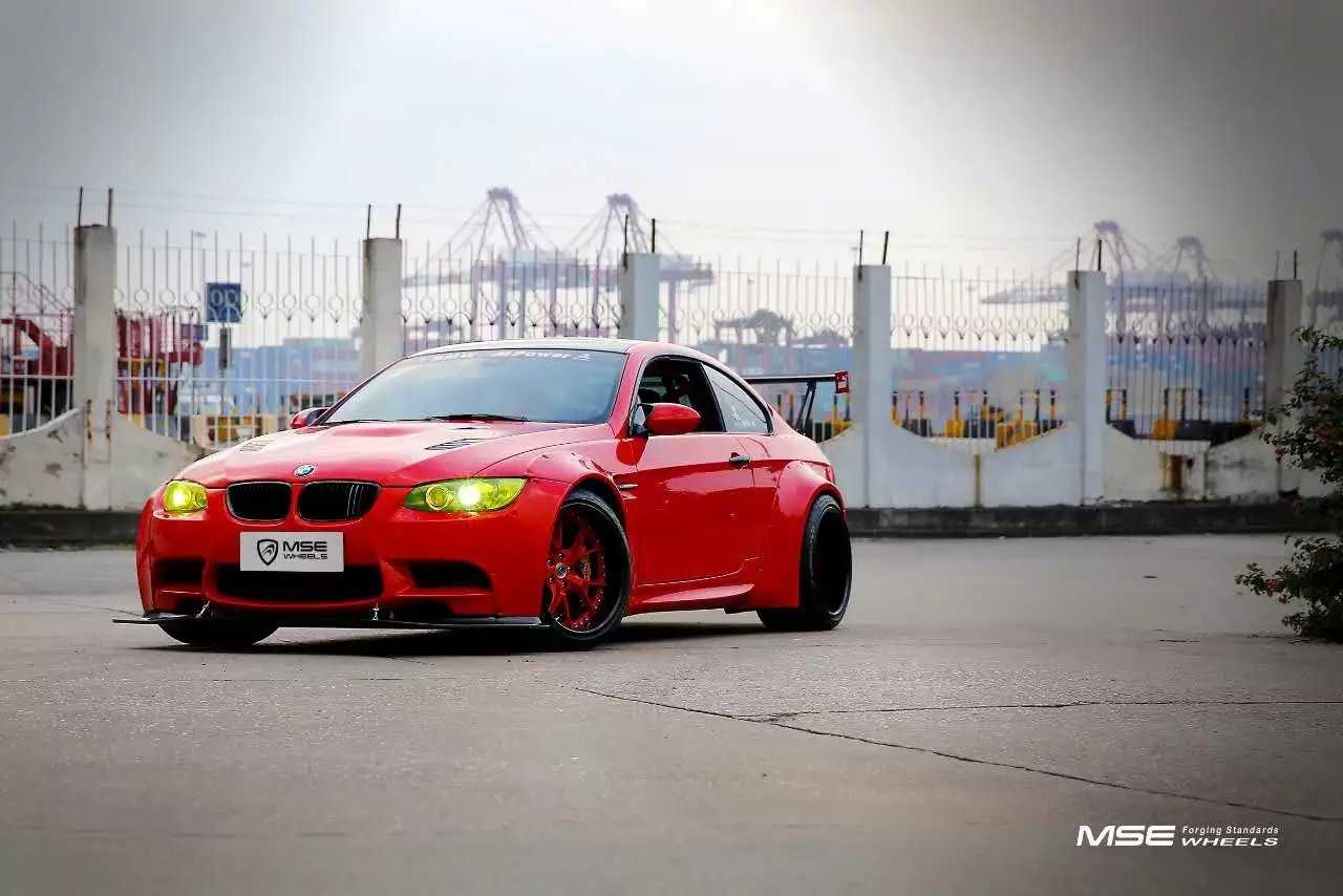 美國(guó)  鍛造 『MSE Wheels』MS57 三片 鍛造 大水桶 + LB寬體 = 寶馬M3