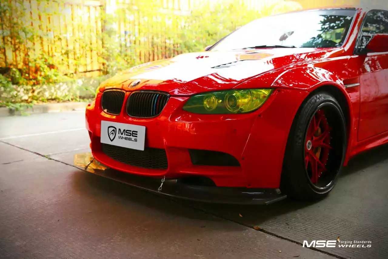 美國(guó)  鍛造 『MSE Wheels』MS57 三片 鍛造 大水桶 + LB寬體 = 寶馬M3