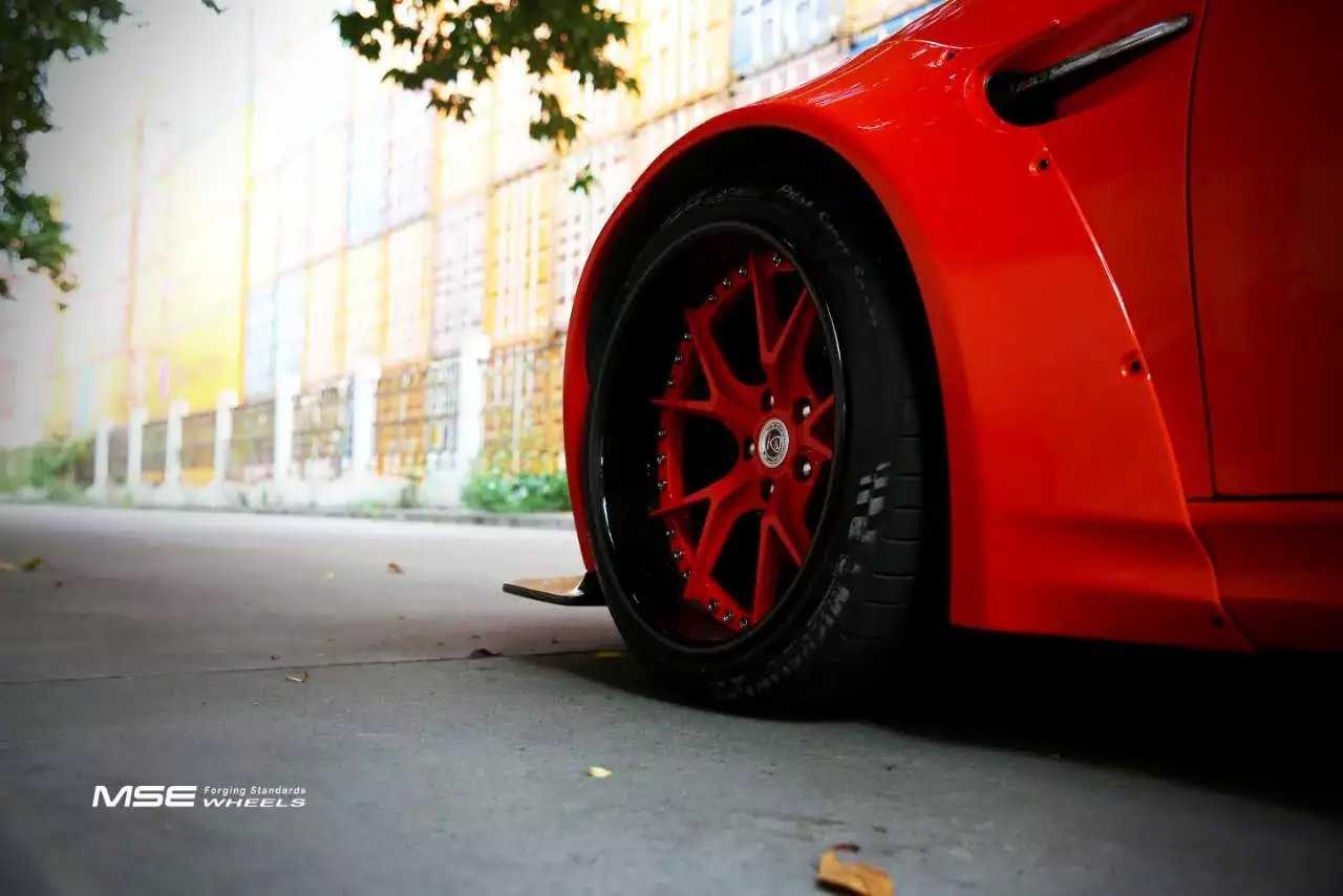 美國(guó)  鍛造 『MSE Wheels』MS57 三片 鍛造 大水桶 + LB寬體 = 寶馬M3