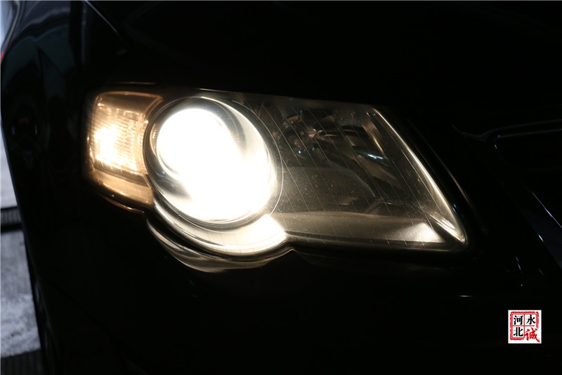 【永誠汽車】石家莊專業(yè)車燈改裝，邁騰改裝海拉5透鏡，歐司朗5500K氙氣燈