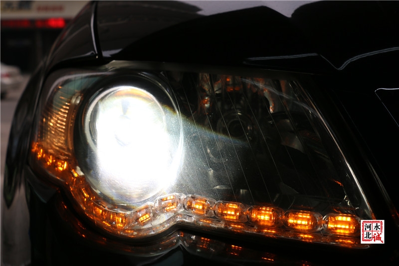 【永誠汽車】石家莊專業(yè)車燈改裝，邁騰改裝海拉5透鏡，歐司朗5500K氙氣燈