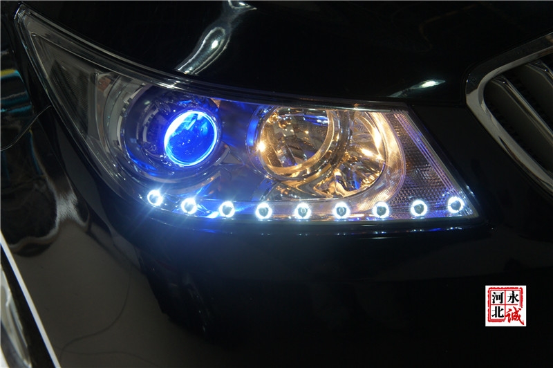 【永誠(chéng)汽車】邢臺(tái)改燈，君越改裝海拉3透鏡，飛利浦D3S 4300K氙氣燈