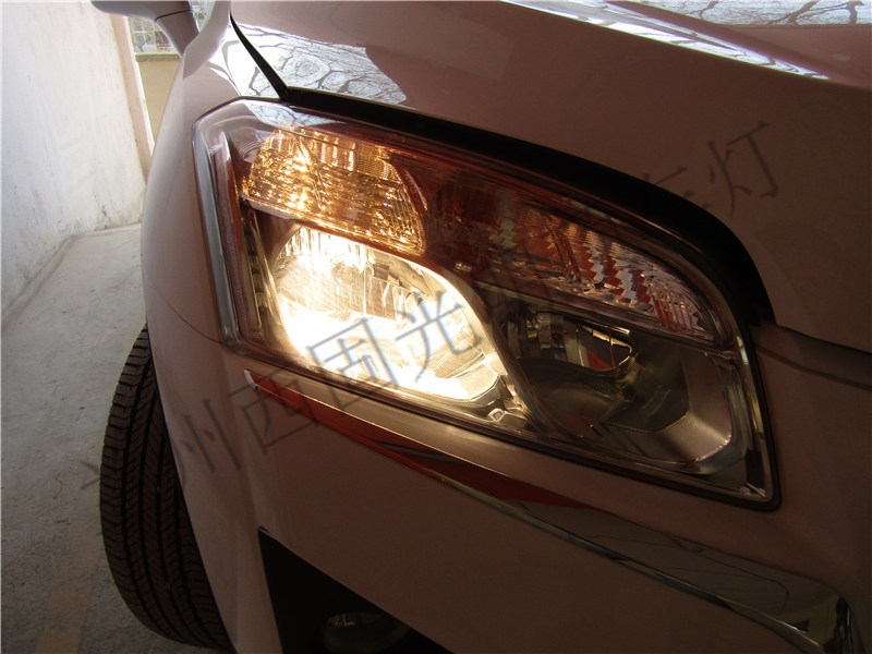 兰州车灯专业改装升级--光明顶车灯-- 任性改装雪佛兰 创酷（西北唯一）  升级4海拉