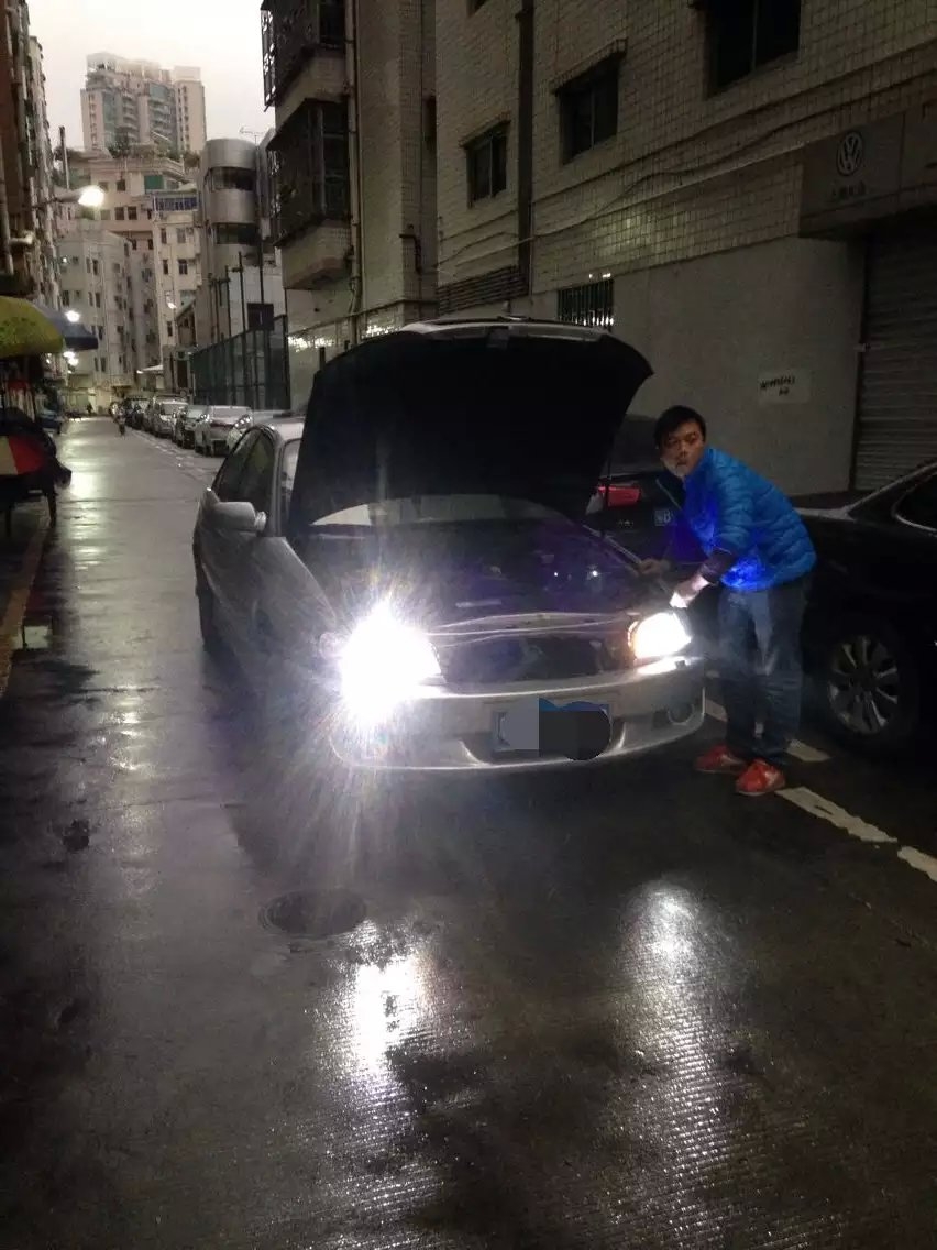 歐寶燈光改裝q5雙光透鏡     深圳光速車改改燈