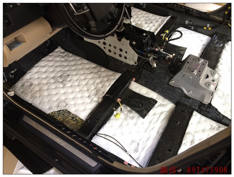 昆明專業(yè)汽車隔音降噪,豐田凱美瑞全車獅龍隔音降噪,高速駕駛尋靜靜!
