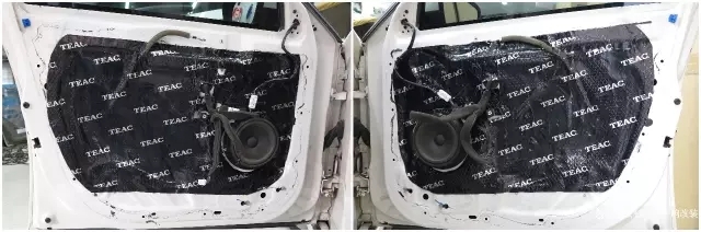 【武漢松杉汽車音響改裝店】升級名爵前門汽車隔音,讓名爵變“王爵”