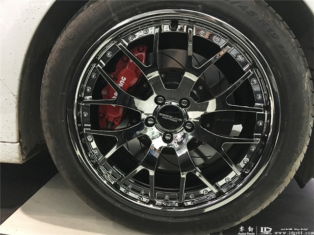 捷豹XJL改裝CARDUKE輪轂，AP剎車--湖南專業(yè)捷豹改裝