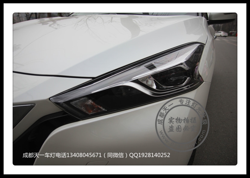 成都藍鳥改裝車燈升級雙光透鏡氙氣燈