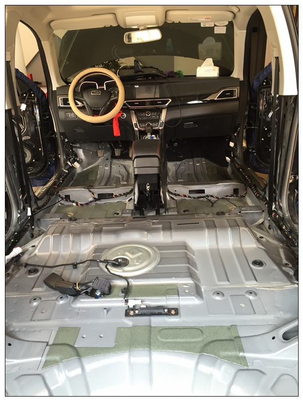 昆明汽車(chē)隔音降噪,大邁X5全車(chē)獅龍隔音降噪,解決胎噪、路噪、發(fā)動(dòng)機(jī)噪音！