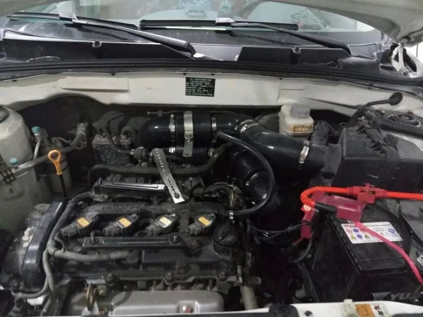海馬S7提升動力進氣改裝加裝鍵程離心式電動渦輪增壓器LX3971案例