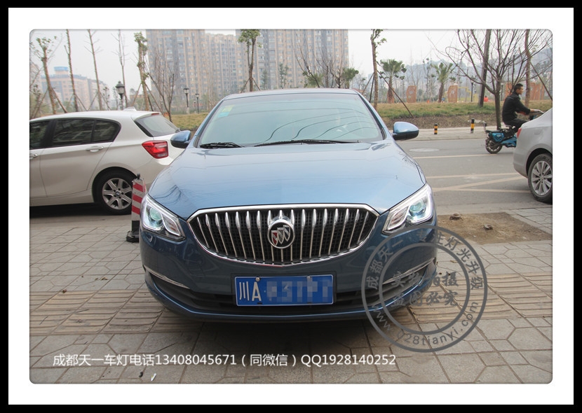成都新英朗改燈車燈改裝氙氣燈雙光透鏡