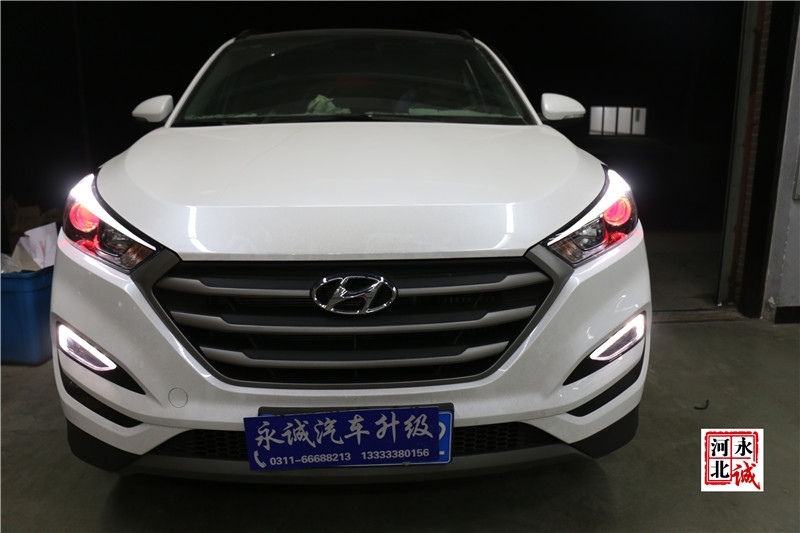 【永誠汽車】石家莊專業(yè)車燈改裝，全新勝達改裝海拉5透鏡+飛利浦4800K氙氣燈