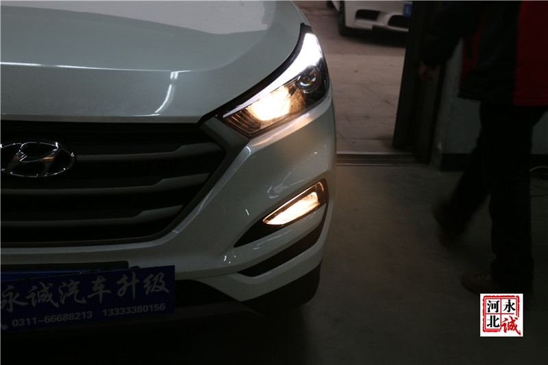 【永誠汽車】石家莊專業(yè)車燈改裝，全新勝達改裝海拉5透鏡+飛利浦4800K氙氣燈