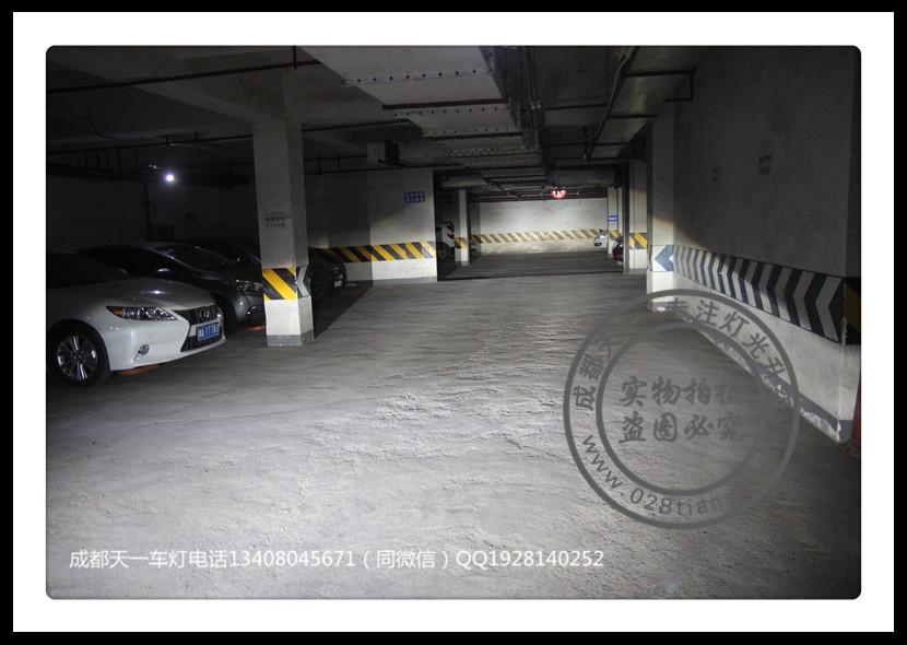 成都奔馳E260車燈改裝高配LED日行燈氙氣燈雙光透鏡