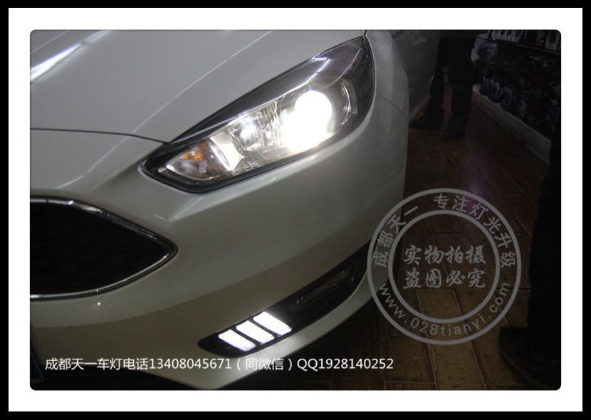 成都15款新?？怂垢难b車燈改裝德國原裝海拉5歐司朗氙氣燈