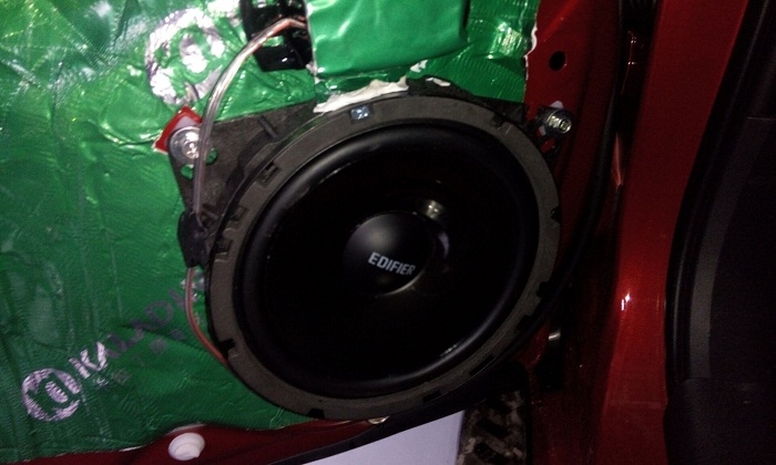 長城哈弗 H1 改裝漫步者汽車音響 SF651A S651A 四門隔音