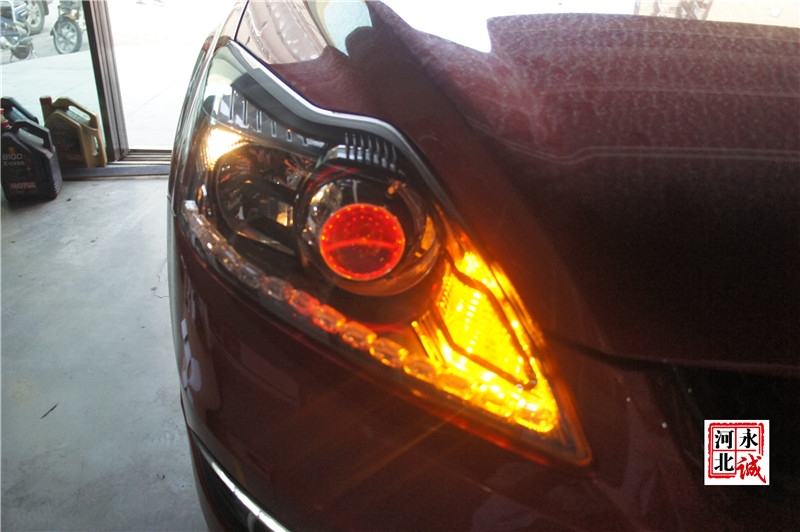 【永誠汽車】石家莊專業(yè)改裝車燈，經(jīng)典福克斯改裝日行燈，氙氣燈