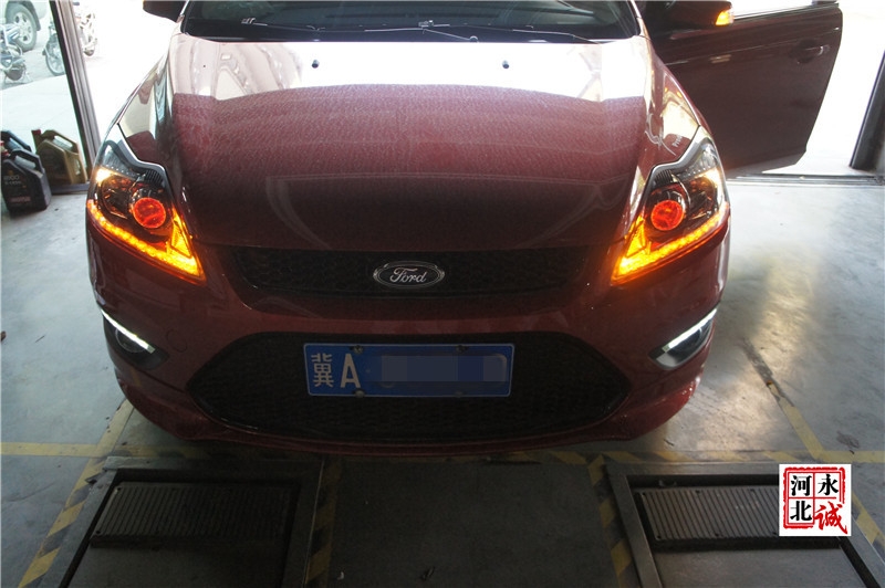 【永誠汽車】石家莊專業(yè)改裝車燈，經(jīng)典?？怂垢难b日行燈，氙氣燈