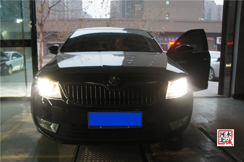 【永誠汽車】邢臺專業(yè)汽車改裝，明銳改裝歐標Q5透鏡+歐司朗D3S 4300K氙氣燈