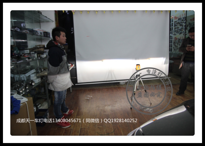 成都寶馬X5車燈升級改裝德國海拉5歐司朗CBI