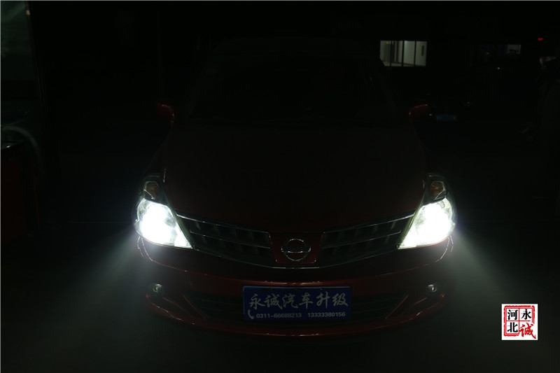 【永誠(chéng)汽車】石家莊專業(yè)改燈店，騏達(dá)改裝貝雷帽透鏡+進(jìn)口歐司朗氙氣燈