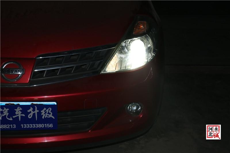 【永誠(chéng)汽車】石家莊專業(yè)改燈店，騏達(dá)改裝貝雷帽透鏡+進(jìn)口歐司朗氙氣燈