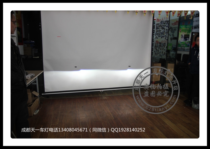 成都新蒙迪歐車燈改裝升級氙氣燈雙光透鏡日行燈總成