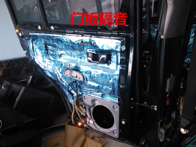威海志遠汽車音響   三菱帕杰羅全車隔音