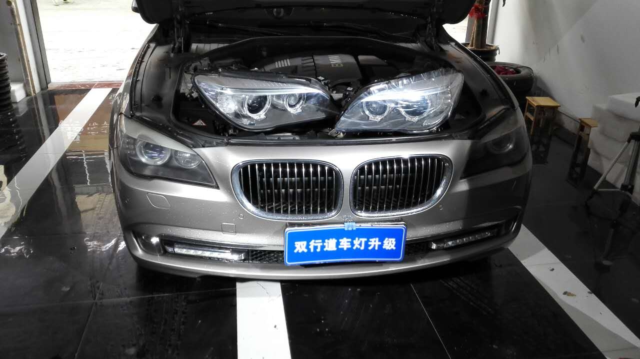 南寧雙行道車燈升級-《寶馬7系》老款大燈升新款