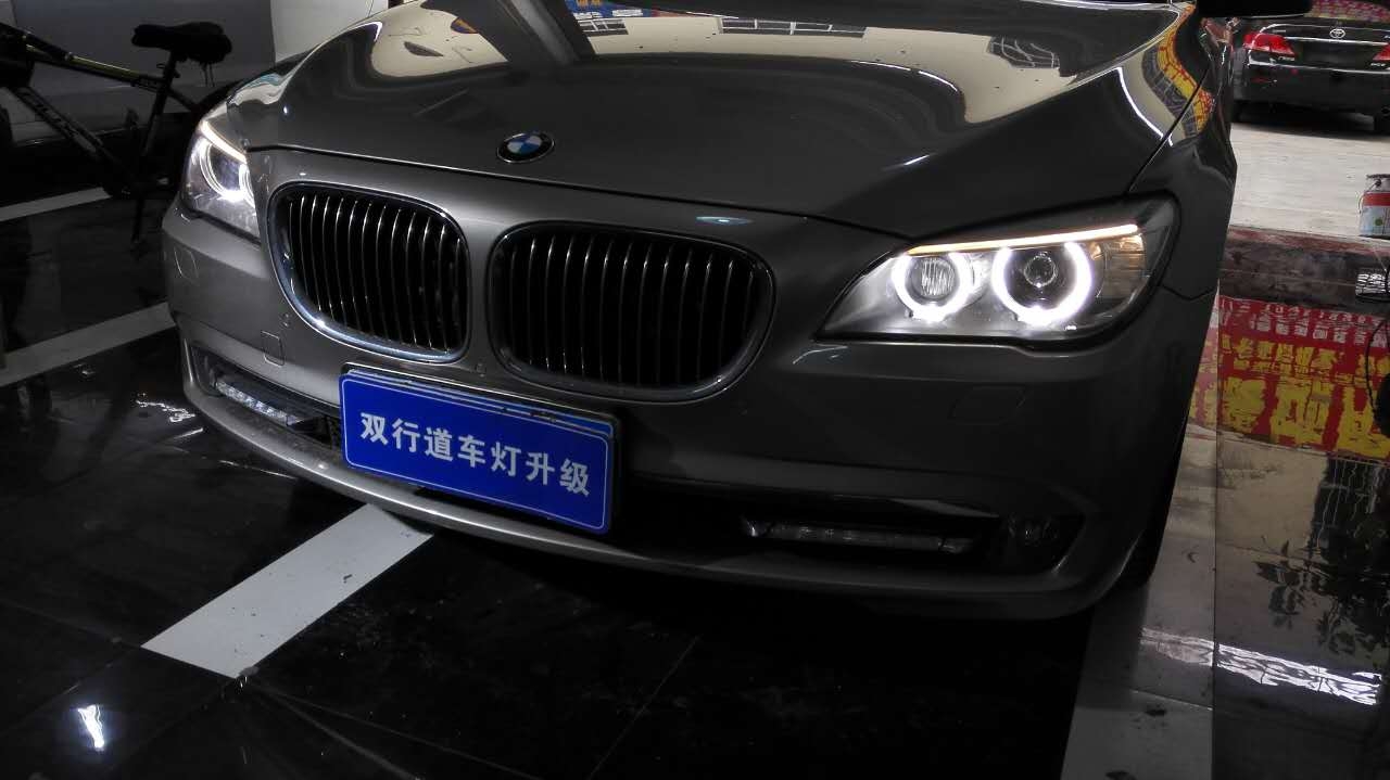 南寧雙行道車燈升級-《寶馬7系》老款大燈升新款