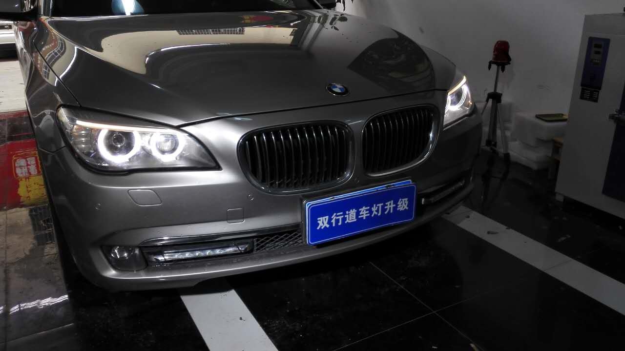 南寧雙行道車燈升級-《寶馬7系》老款大燈升新款