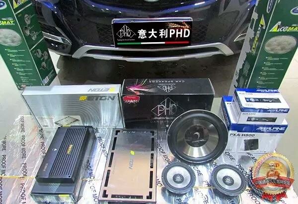 南通啟東市奔馳GLK音響改裝【意大利PHD】音樂激戰(zhàn)，火爆車界！