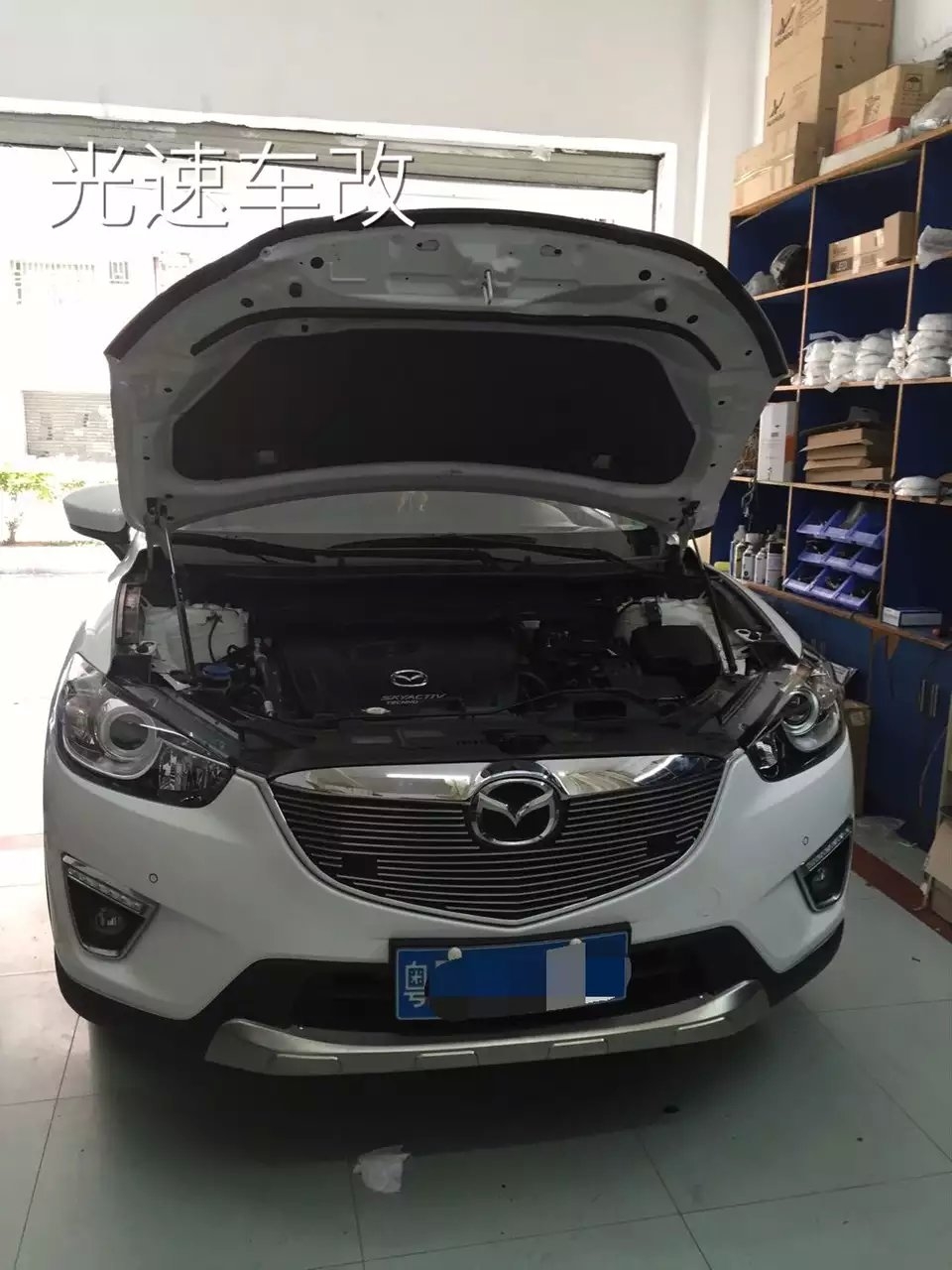 馬自達cx5改裝德國海拉5雙光透鏡
