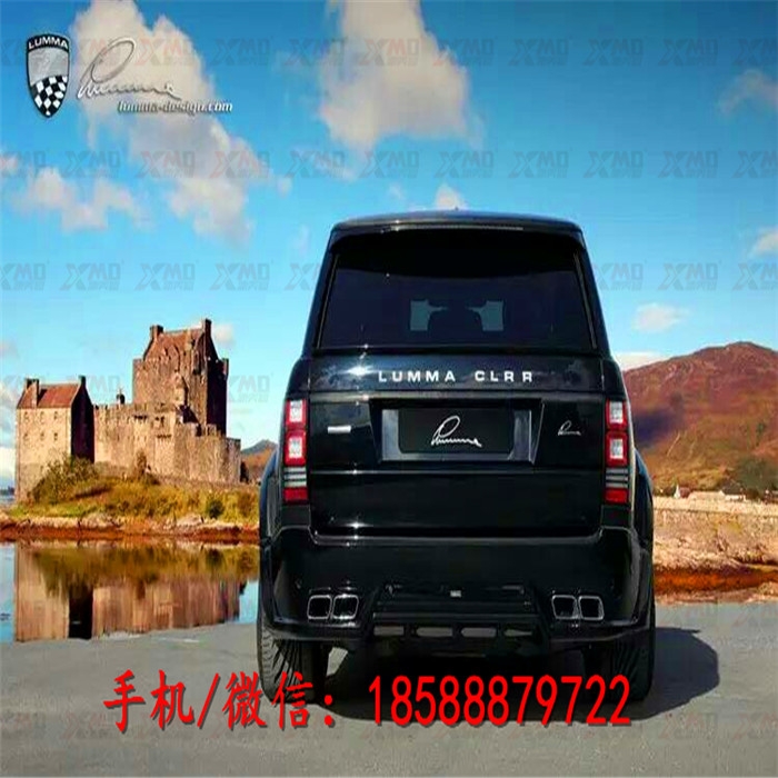 路虎行政版LUMANN改裝碳纖維 寬體包圍前唇后唇尾翼定風(fēng)翼前后杠