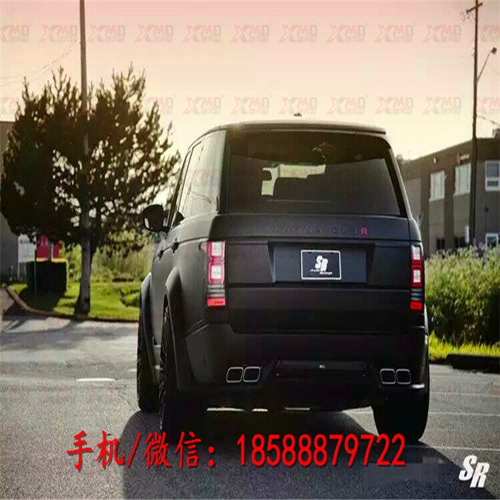 路虎行政版LUMANN改裝碳纖維 寬體包圍前唇后唇尾翼定風(fēng)翼前后杠